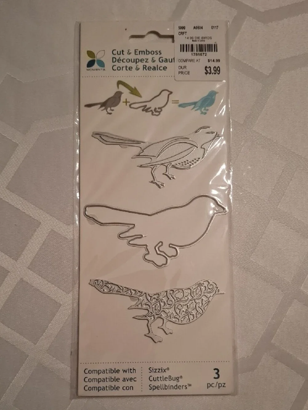 Bird Cut & Emboss Die Set